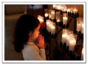 child praying