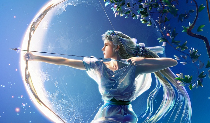 goddess with arrow